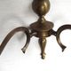 Pair of Double French Vintage Bronze Effect Metal Flemish Wall Lights