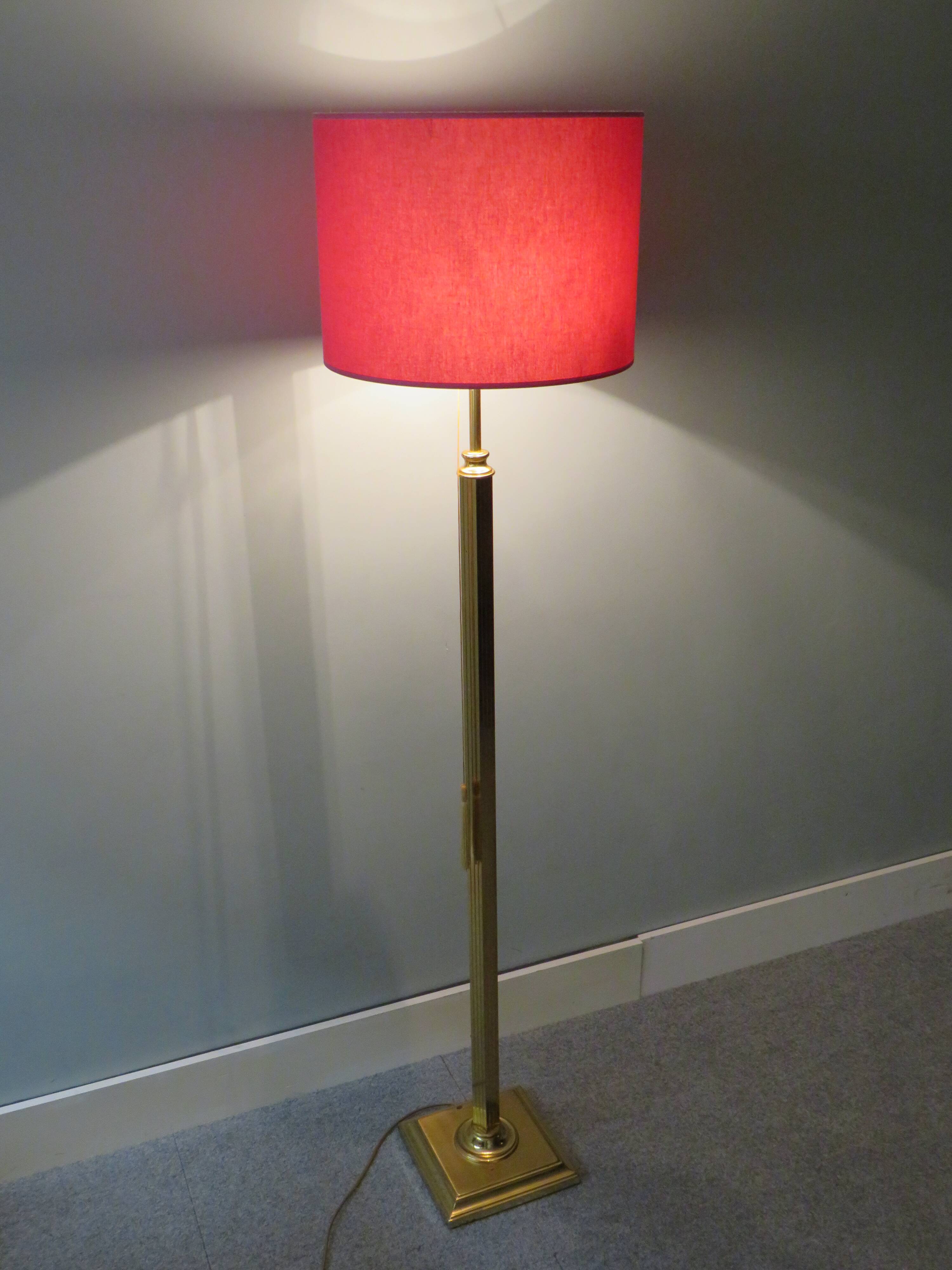 Brass lamppost, Hollywood Regency of the 1970s