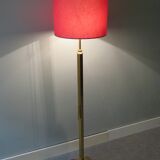 Lampadaire en laiton, Hollywood Regency des années 1970