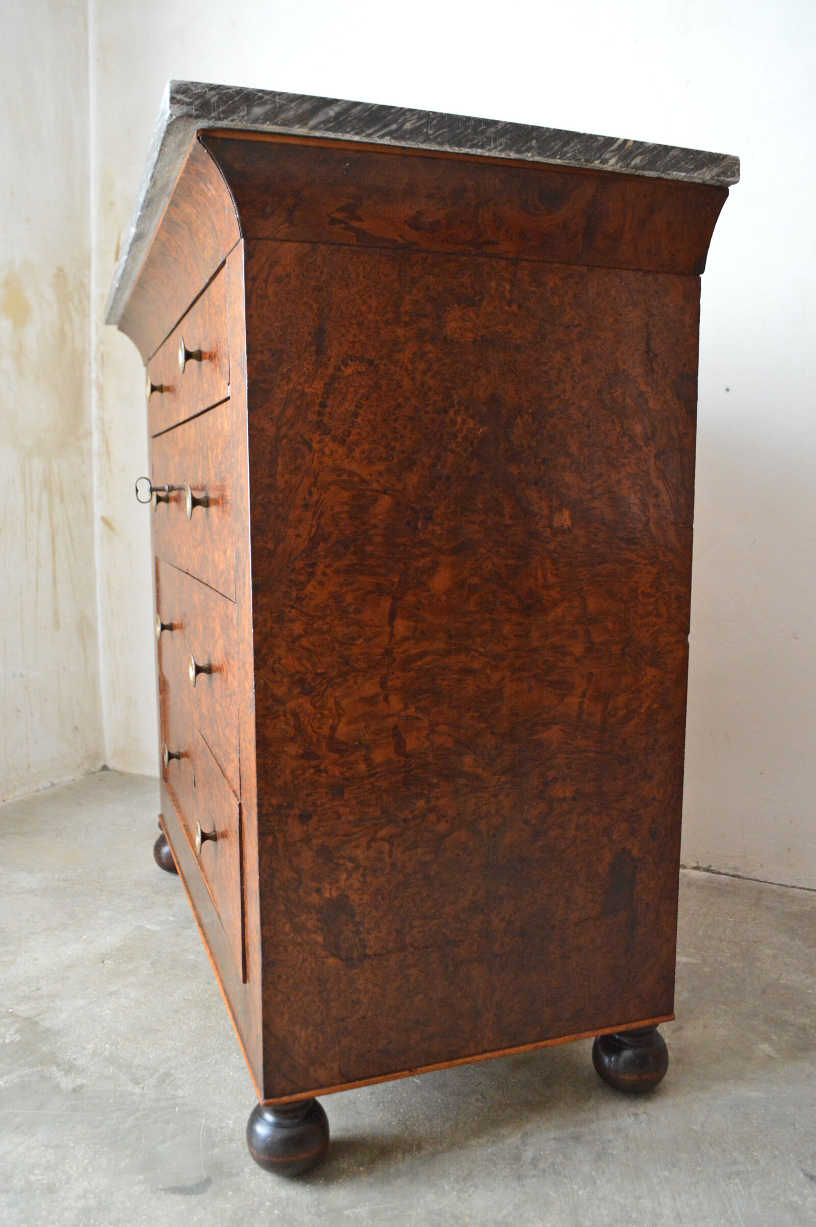 Charles X Cchest of drawers in Cedar Magnifier circa 1830