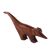 Teak animal figurine, Danish design, 1970s, made in Denmark