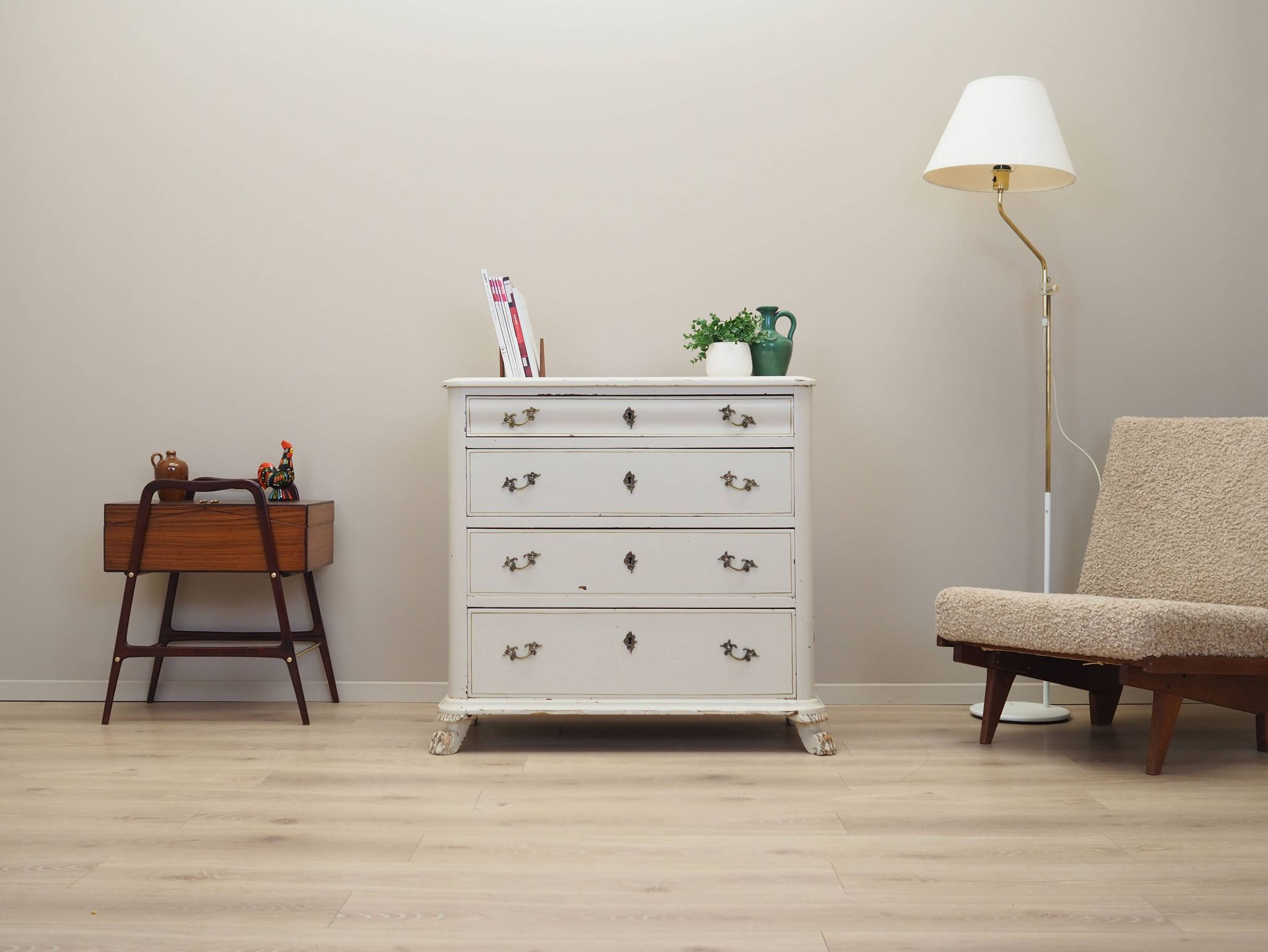 Pine chest of drawers, Danish design, 1950s, production: Denmark