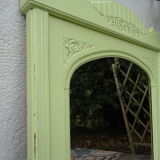 Solid oak framed mirror 77x120