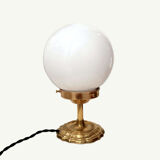 Lampe globe opaline *70