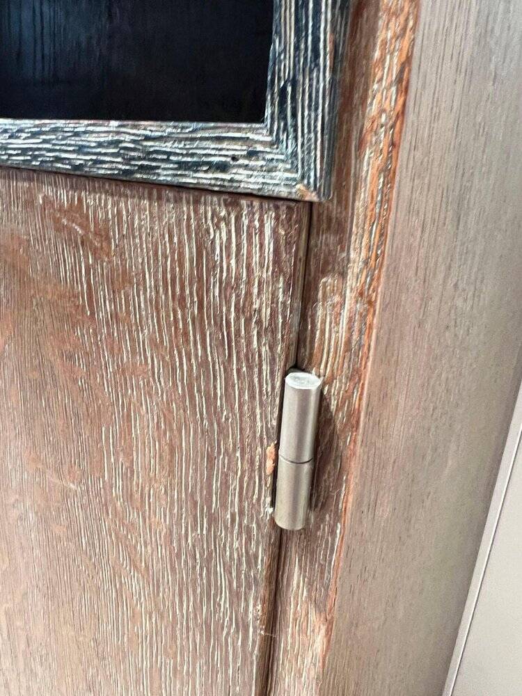 Art Deco Office Cabinet in Limed Oak from De Coene, 1935