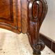 Old wooden bed nineteenth century rocaille style sign camus clermont ferrand