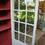 Bookcase old painted showcase