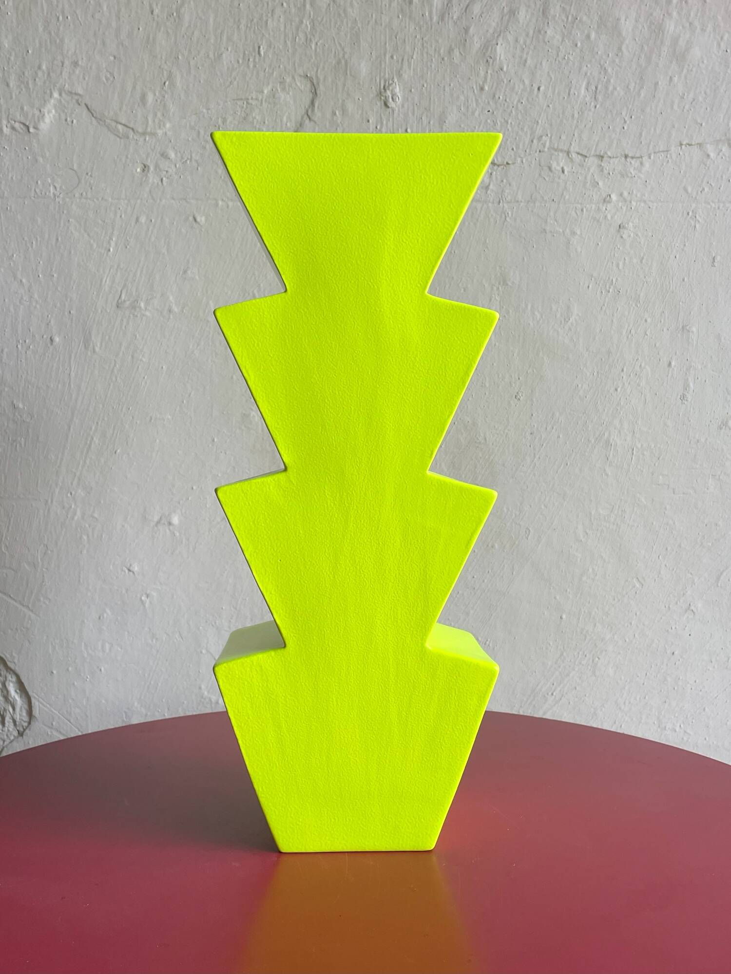 Memphis style ceramic vase "Nizza" by Florio Keramia 1990s