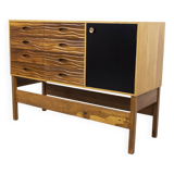 Commode à tiroirs en cerisier du milieu du siècle par Heals