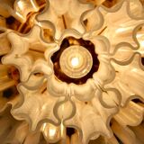 Star recessed plastered plastered in brass and frosted glass Glash-tte Limburg