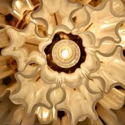 Star recessed plastered plastered in brass and frosted glass Glash-tte Limburg