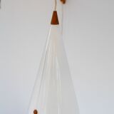 Mid-century Swedish wall lamp in teak by Uno and Östen Kristiansson for Luxus, 1960s