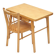 Baumann vintage desk, children's wooden desk with chair, desk with drawers.