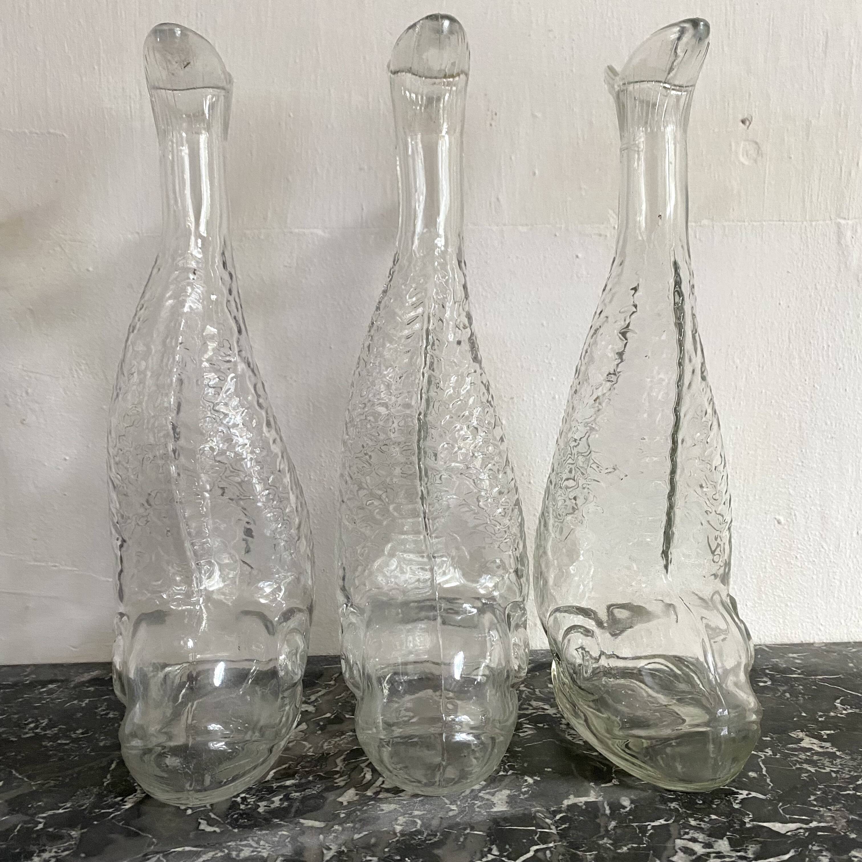 Glass fish carafe, 4 available