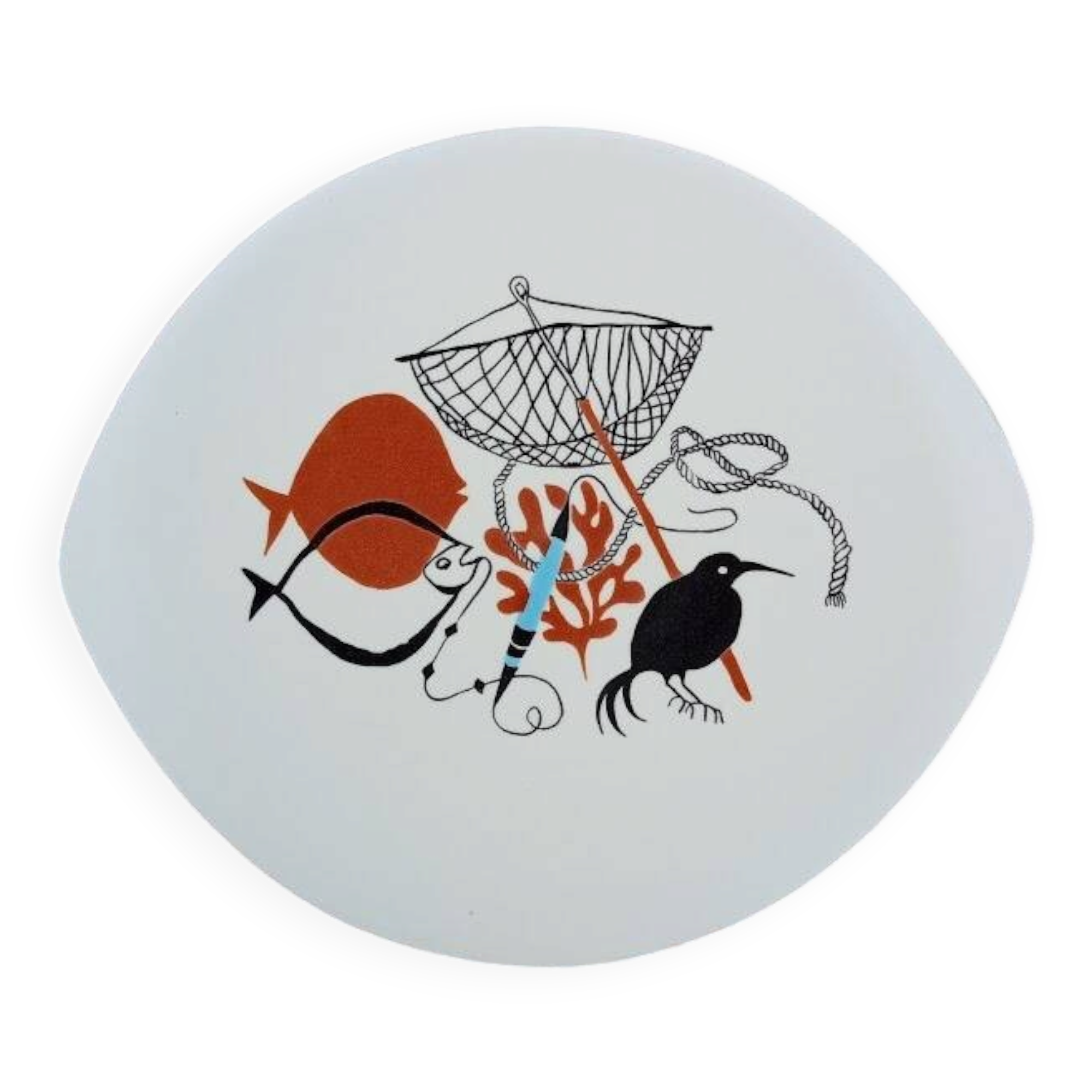 6 fish plates Salins