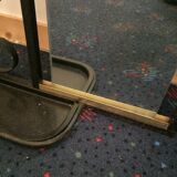 Coat hanger on wrought iron feet