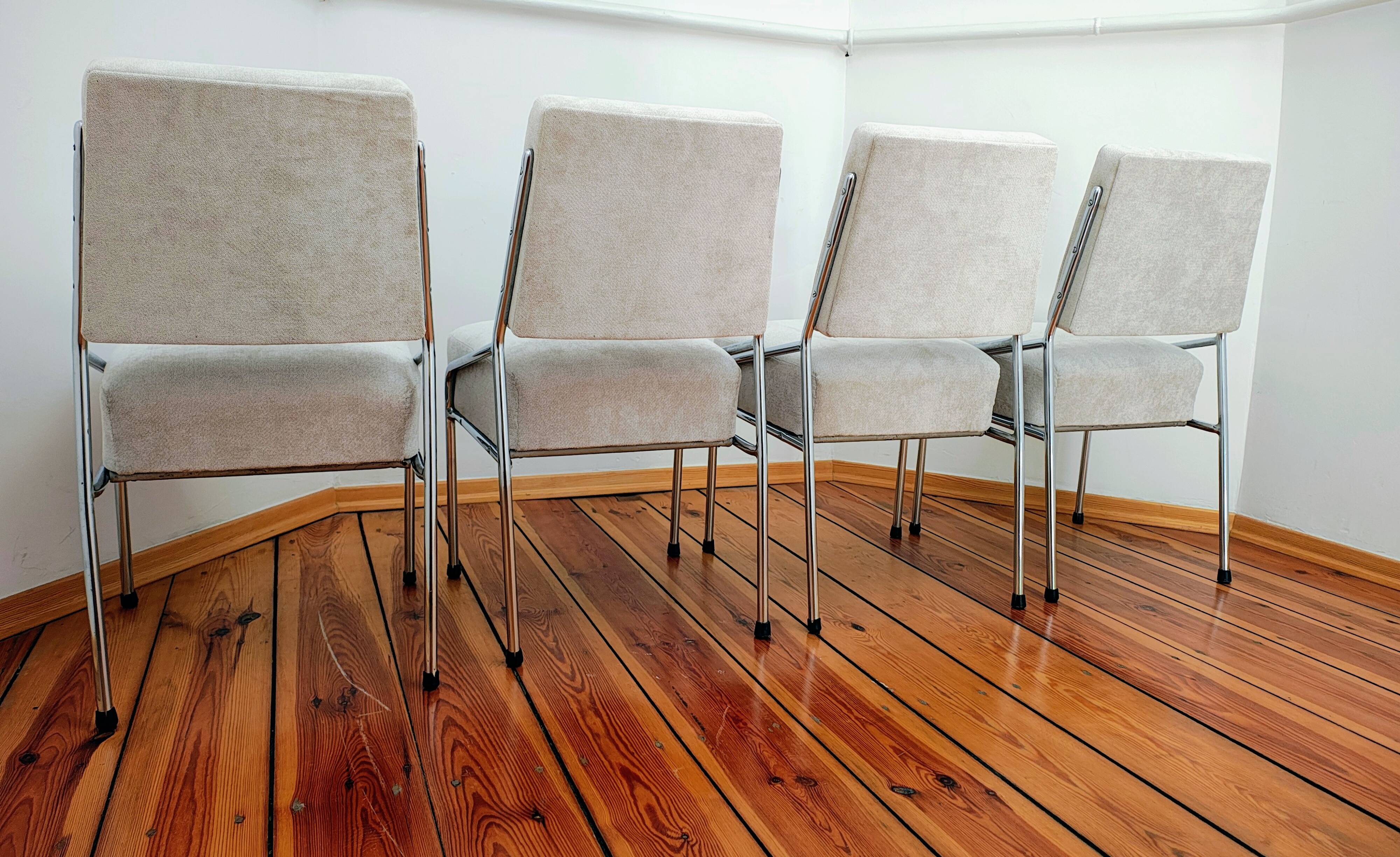 Bauhaus Dining Chairs attributed to Hynek Gottwald, Former Czechoslovakia,