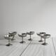 6 Letang Remy stainless steel footed cups
