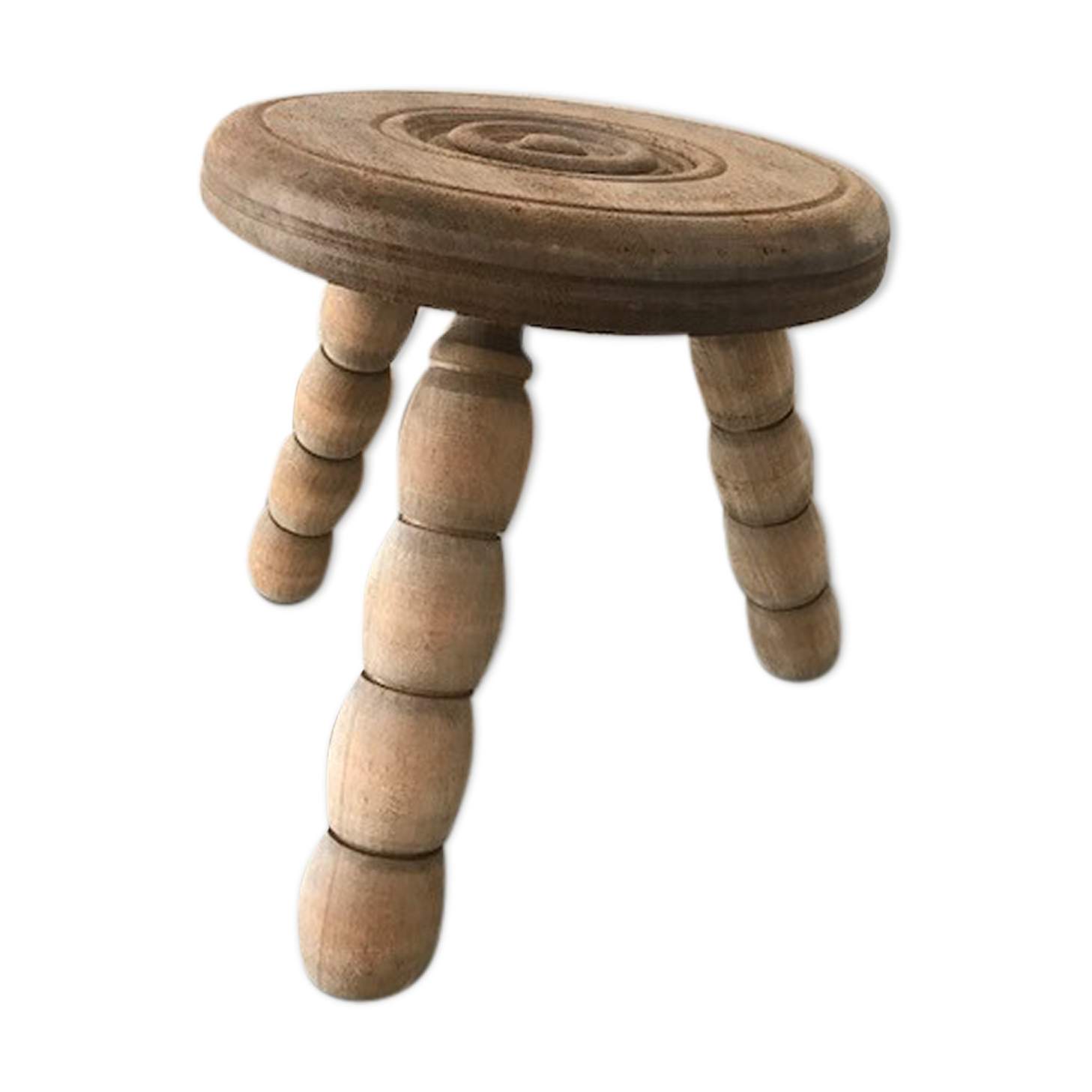 Raw tripod stool