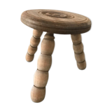 Raw tripod stool