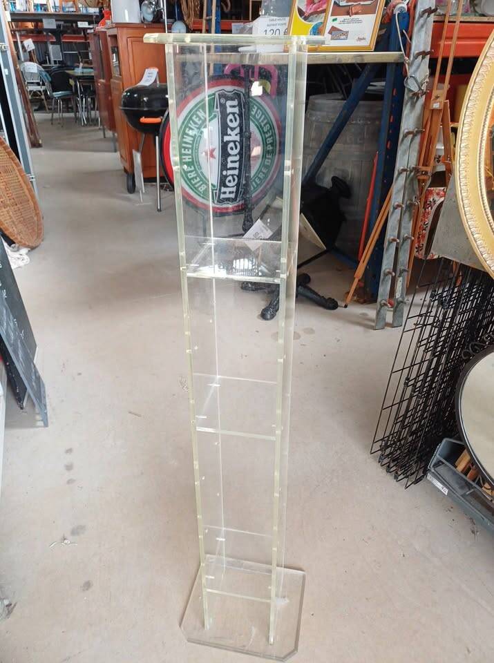 Etagère vintage en plexiglas