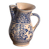 Old blue and white faience jug – Central Europe, around 1930