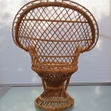 Mini fauteuil rotin