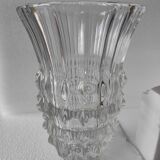 Molded glass vase "thorns"