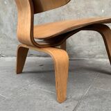 LCW Lounge Chair in ash wood, designed by Eames for Evans/Herman Miller, 1950s