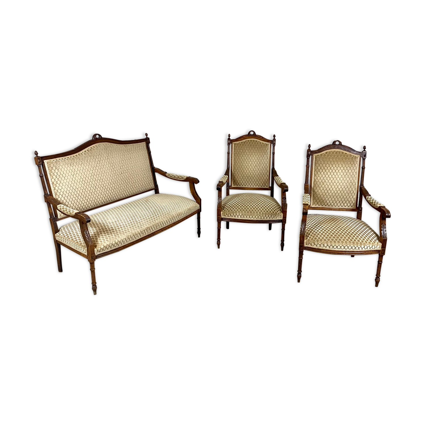 Antique french Louis XVl living room set