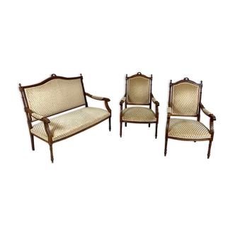 Antique french Louis XVl living room set