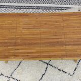 Vintage rattan coffee table 70