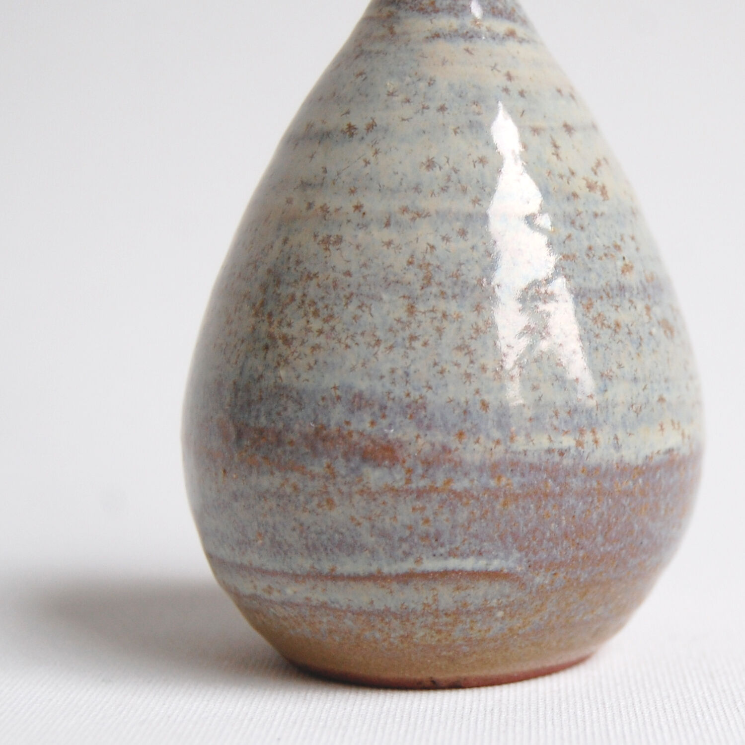 Miniature drop-shaped soliflore vase by Antonio Lampecco