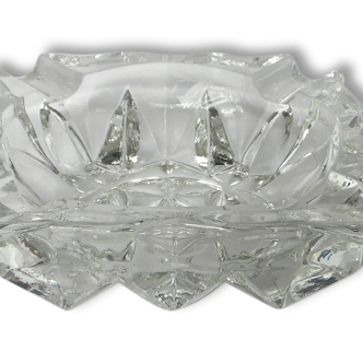 Polished glass ashtray