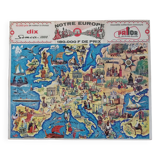 Carte publicitaire de l'Europe
