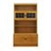 Henning Kjærnulf Oak Bookcase with Glass Doors, Danish 1960s