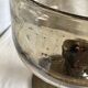 Large vintage 1960s smoked bubble glass bowl from Biot.