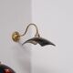 Mercury reflective glass and brass wall lights (35 available)