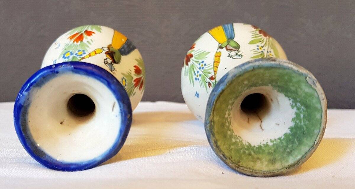Paire de vases HR Quimper