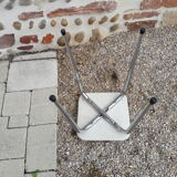 Vintage stool chrome legs