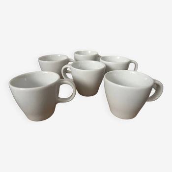 Set of 6 Bugatti coffee cups