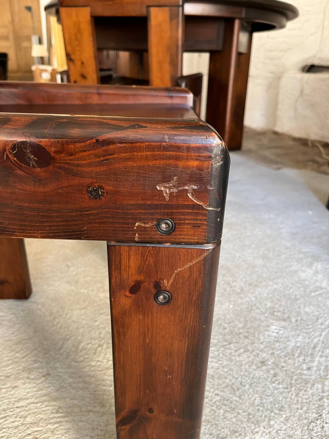 Silvio Coppola Table and 4 Chairs Set 1970