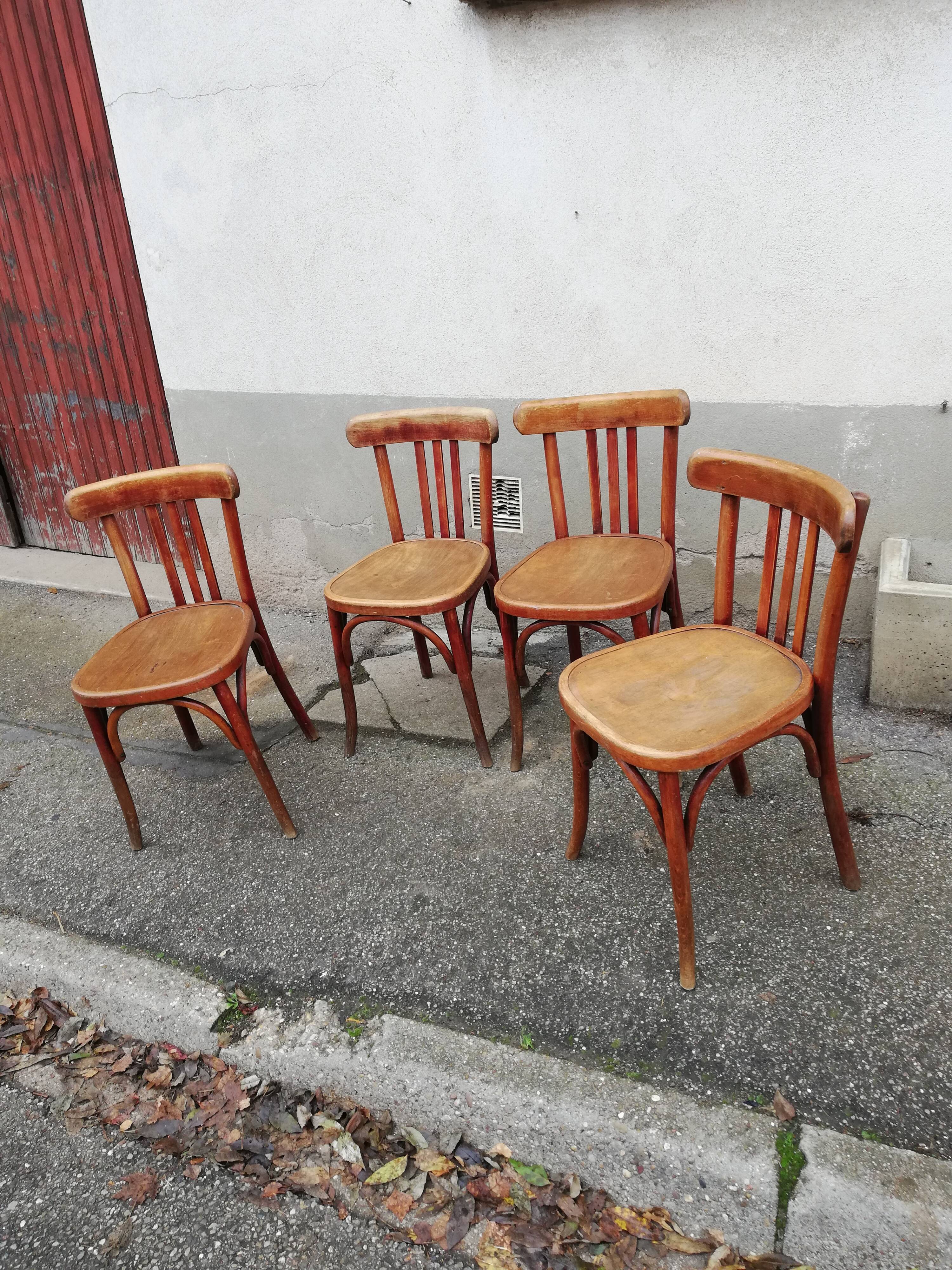 Set of 4 Fischel bistro chairs