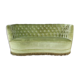 Danish curved green button sofa from the 1940s
