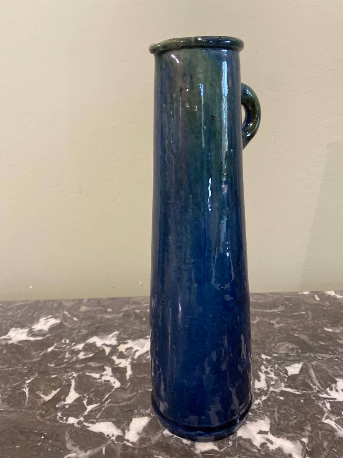 Glazed stoneware vase