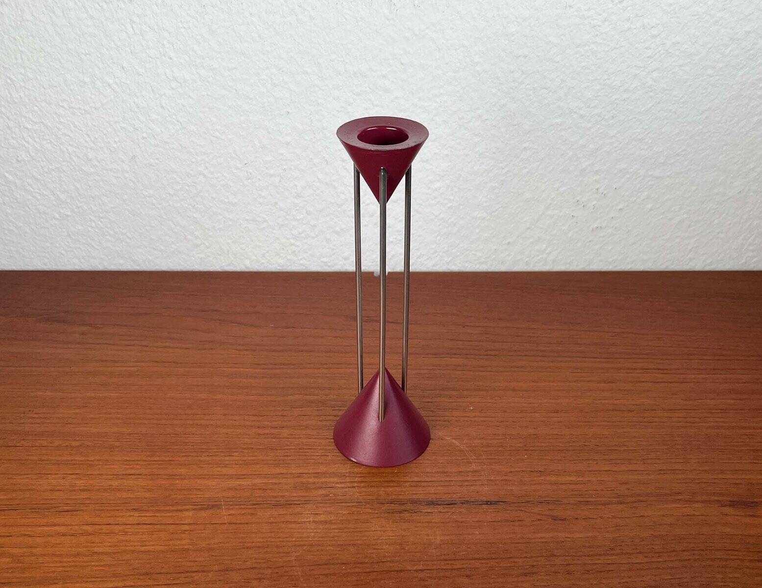Postmodern candlestick by Markus Börgens for D-Tec, 1980s.