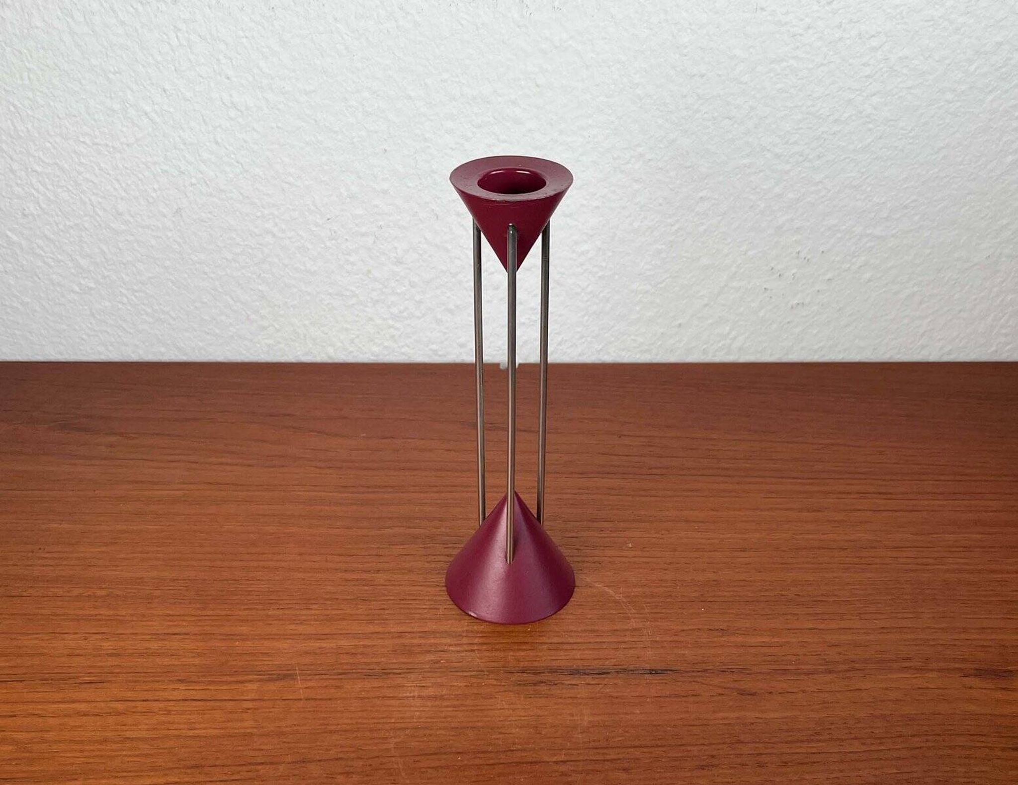 Postmodern candlestick by Markus Börgens for D-Tec, 1980s.