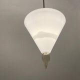 Suspension lumineuse en verre de Murano années 1980