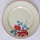 Vintage round plate HBCM hand-decorated 210393