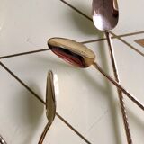 Golden spoons with mazagrans